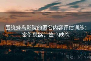 围绕蜂鸟影院的匿名内容评估训练：案例思路，蜂鸟映院