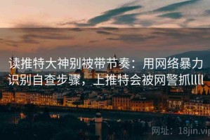 读推特大神别被带节奏：用网络暴力识别自查步骤，上推特会被网警抓llll