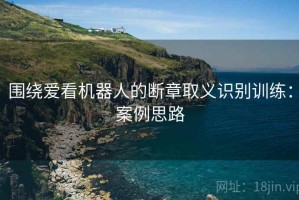 围绕爱看机器人的断章取义识别训练：案例思路
