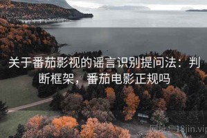 关于番茄影视的谣言识别提问法：判断框架，番茄电影正规吗