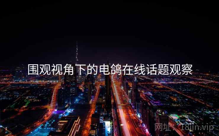围观视角下的电鸽在线话题观察