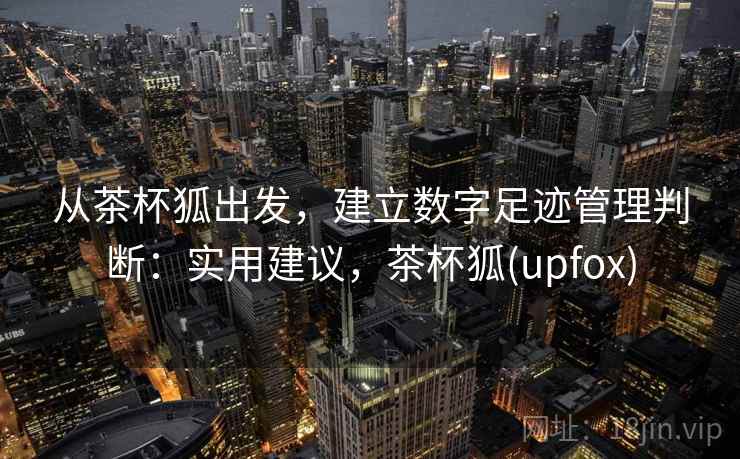 从茶杯狐出发，建立数字足迹管理判断：实用建议，茶杯狐(upfox)
