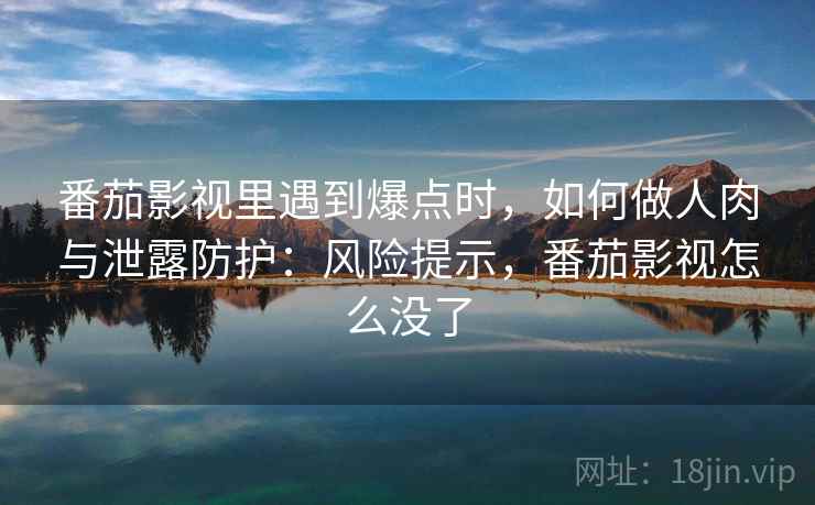 番茄影视里遇到爆点时，如何做人肉与泄露防护：风险提示，番茄影视怎么没了