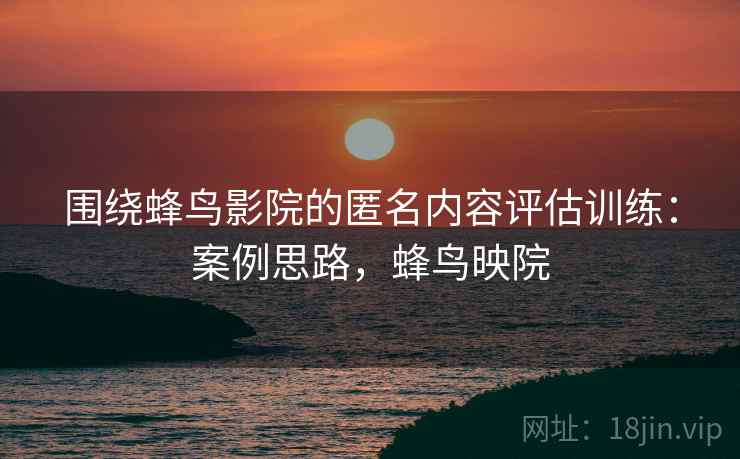 围绕蜂鸟影院的匿名内容评估训练：案例思路，蜂鸟映院